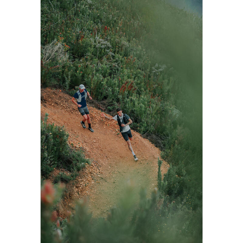 Erkek Arazi Tipi Koşu Ayakkabısı - Bej/Sarı - Kiprun MT Cushion 2