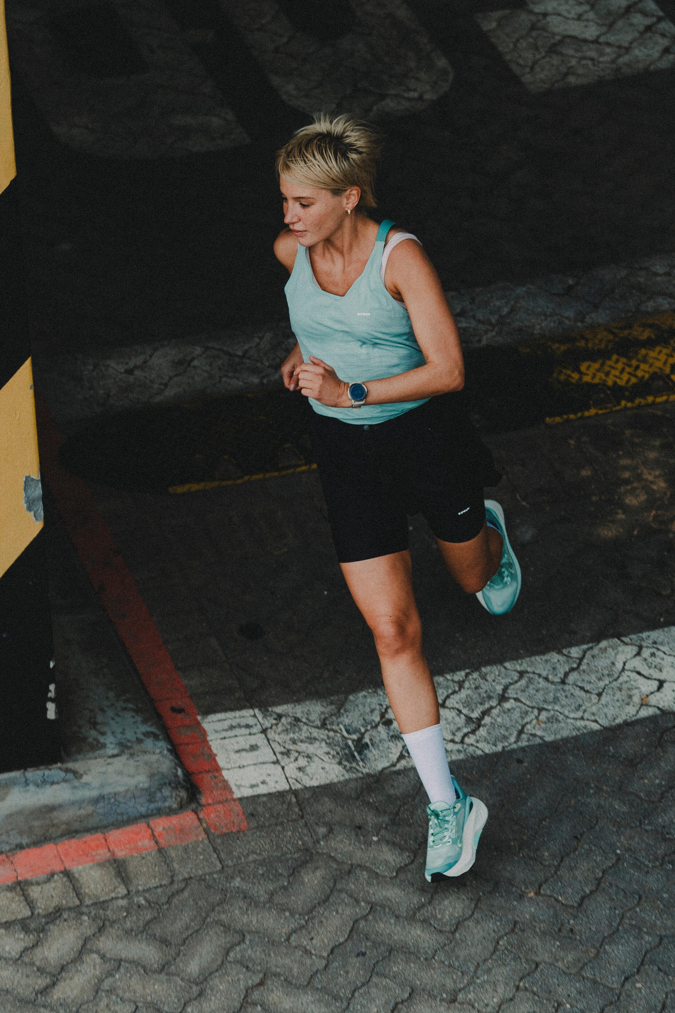 Short 2 en 1 femme - Run 500 - KIPRUN