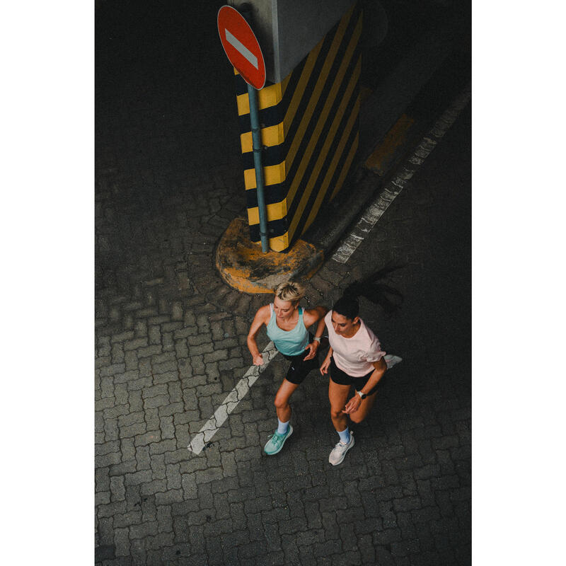 Chaussures de running route Femme - Kiprun KS900 Support - Vert & Kaki