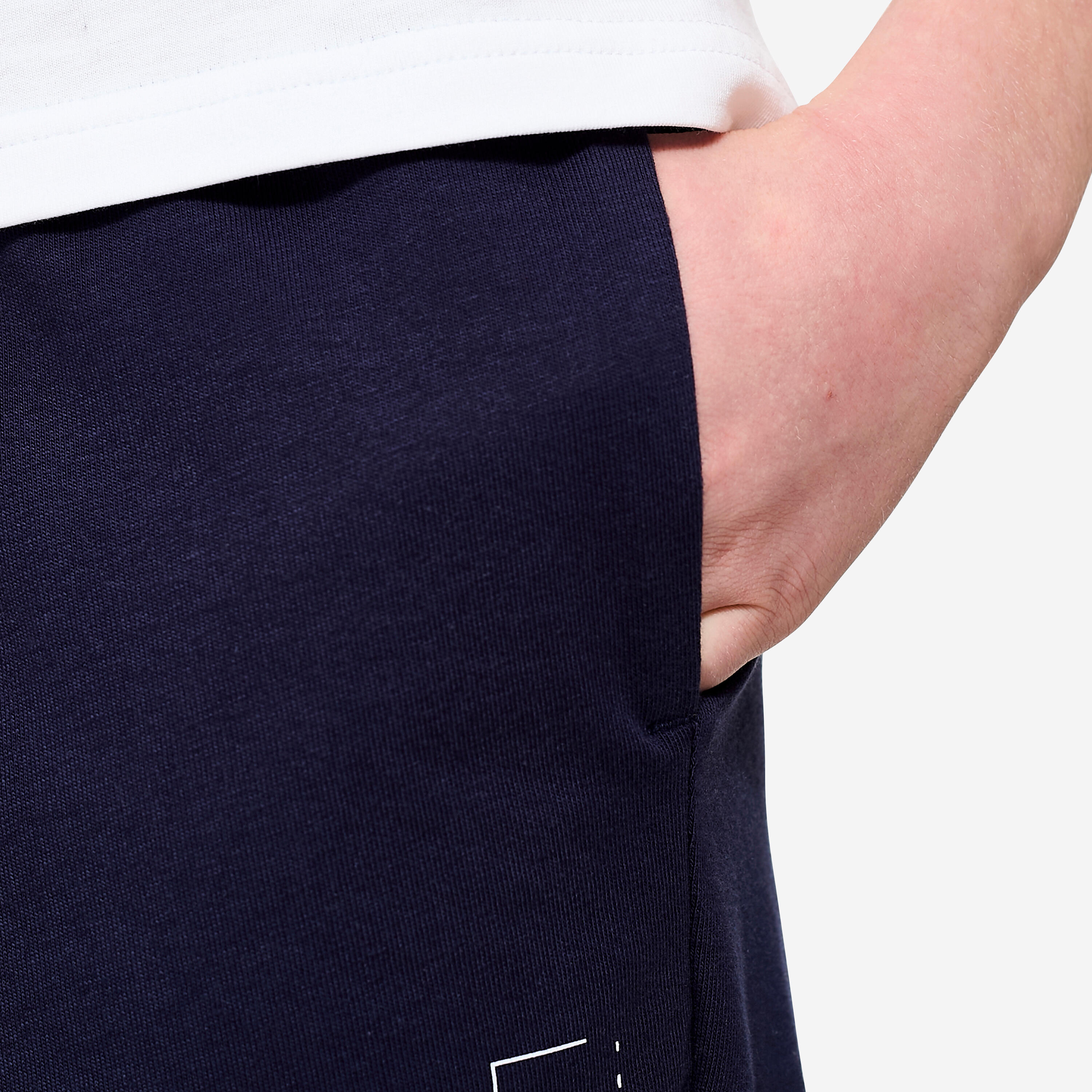 Shorts Kinder Baumwolle - dunkelblau  2/5
