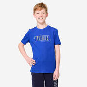 Tricou din bumbac Puma, cu imprimeu Albastru Copii