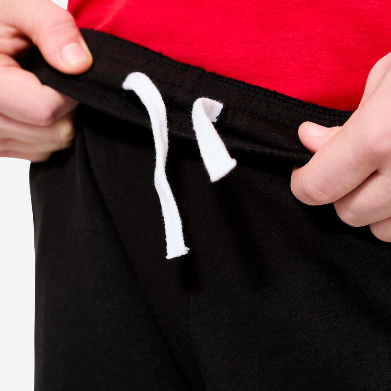 Pantalon scurt din bumac Puma Negru Băieți