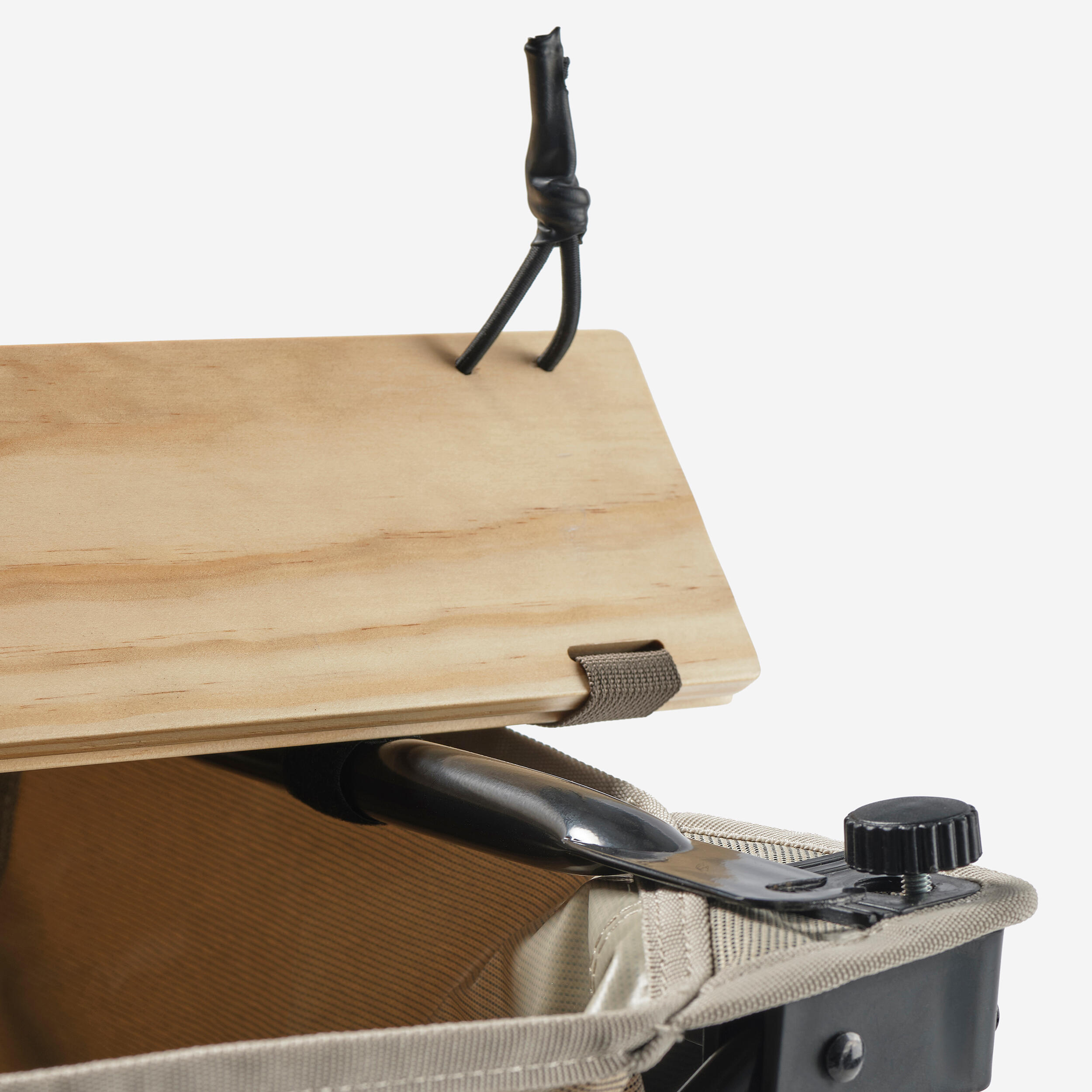 Wooden Camping Table for the All Road Quechua Trolley 5/7