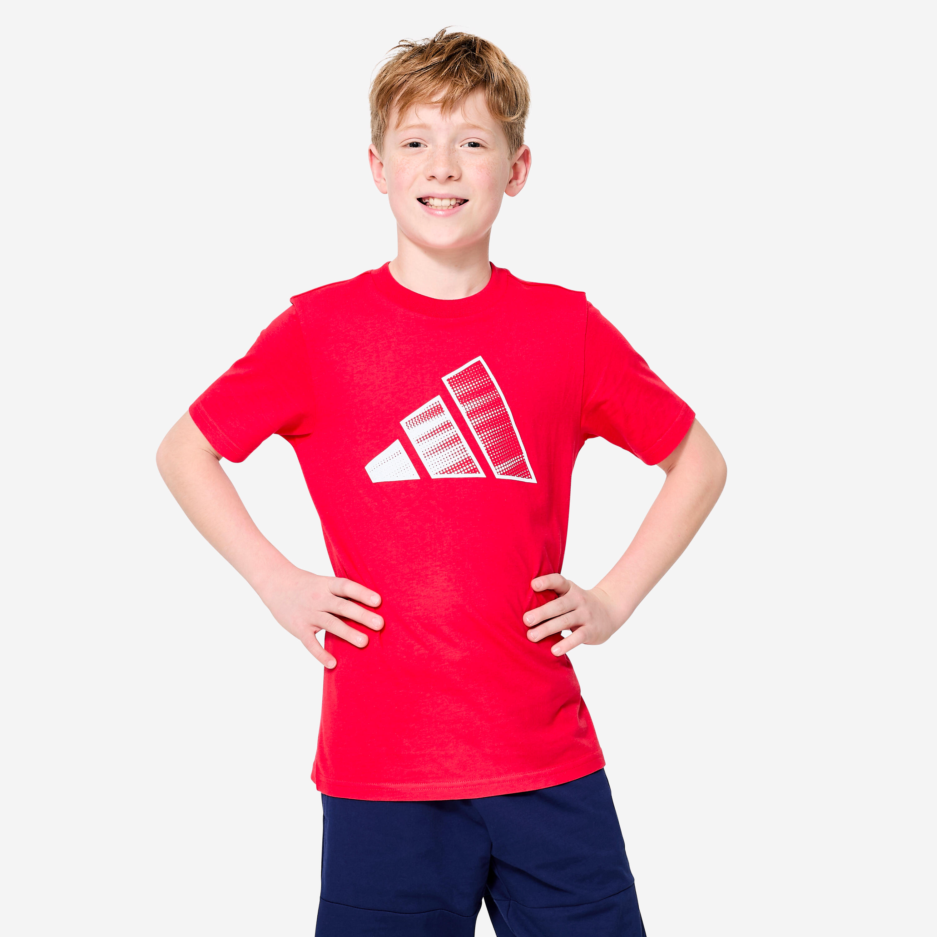 Tricou bumbac ADIDAS Roșu Copii