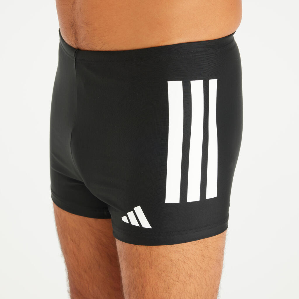Črno-bele moške kopalke boksarice ADIDAS S3 