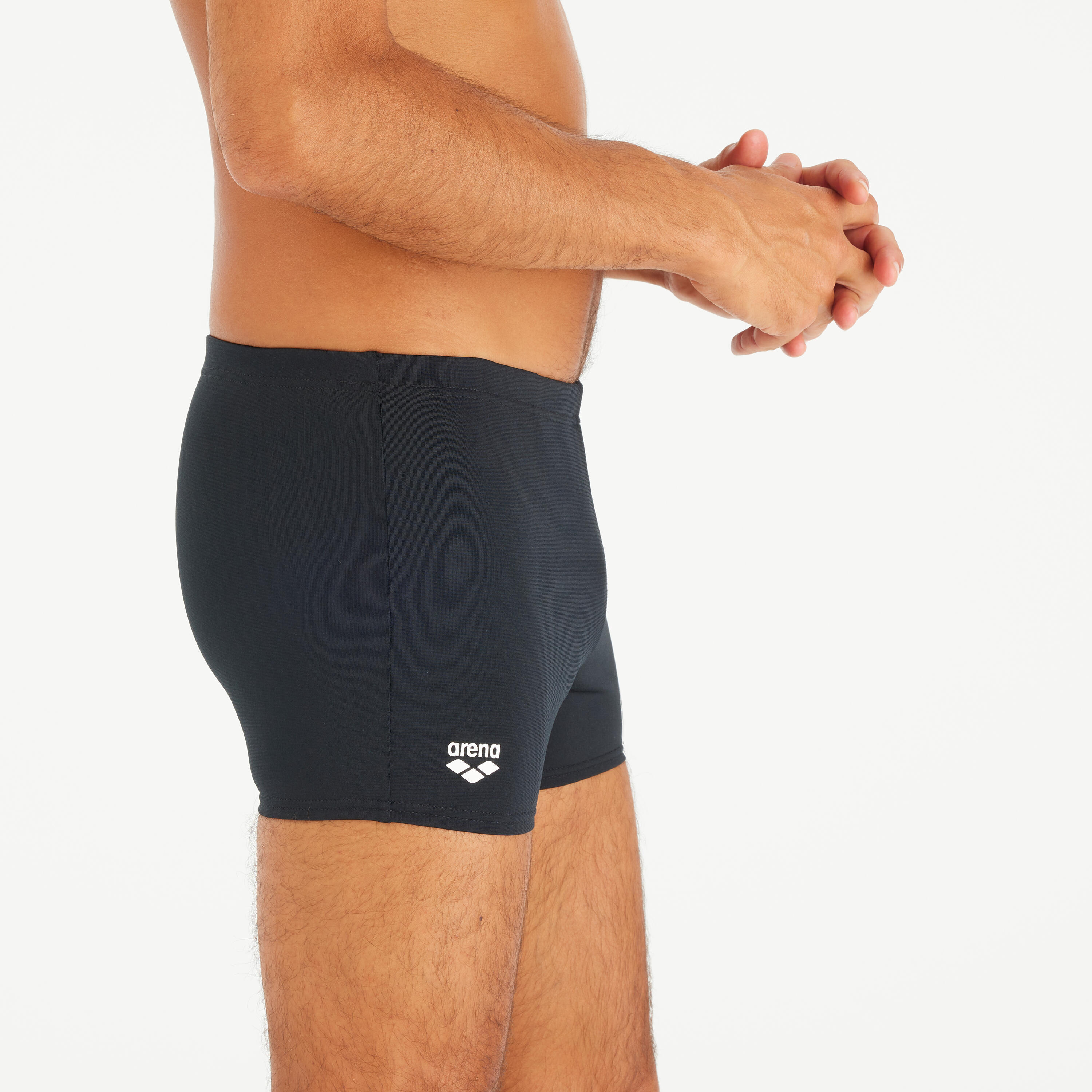 Zwemboxer voor heren zwart wit print 3/6