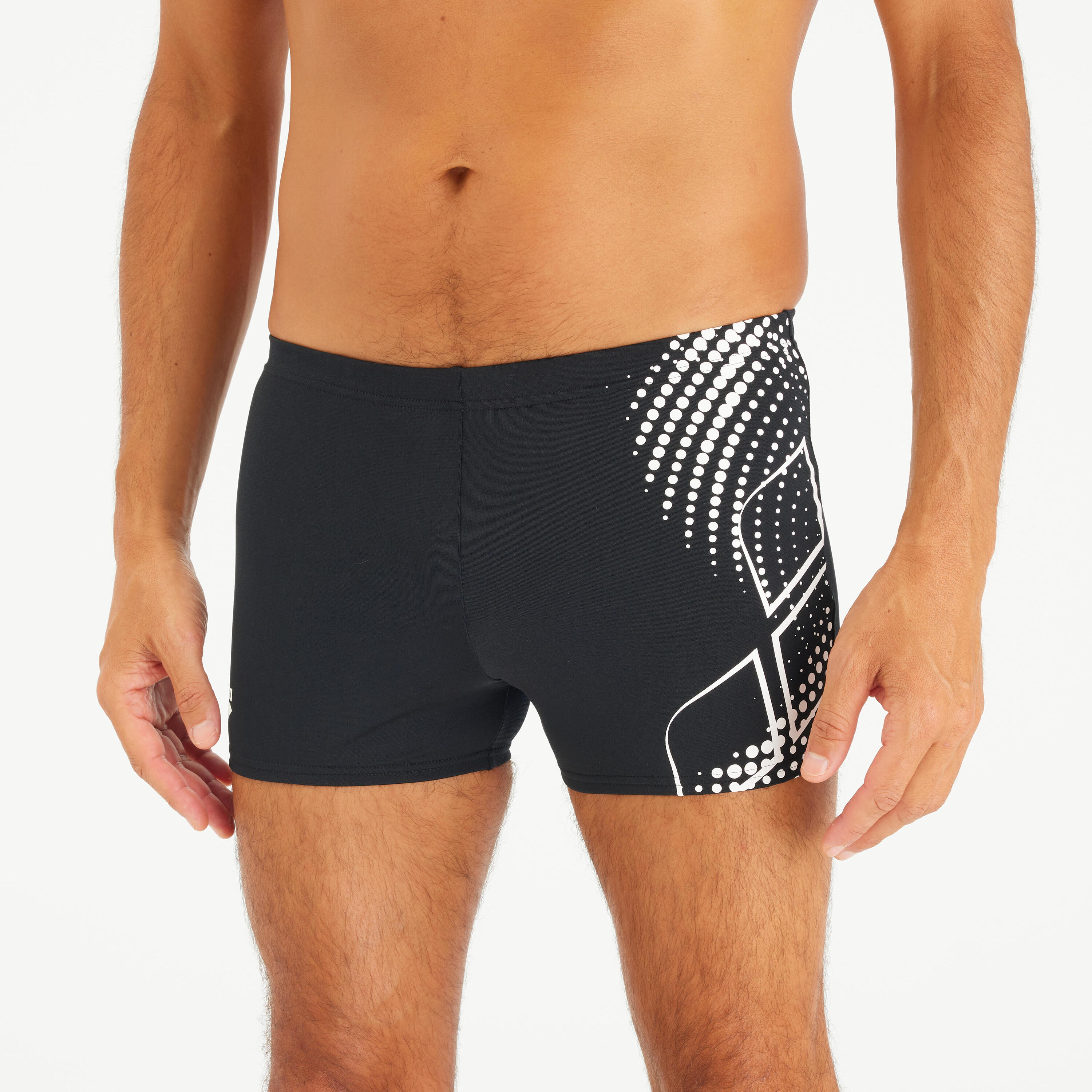 ARENA Zwemboxer voor heren zwart wit print