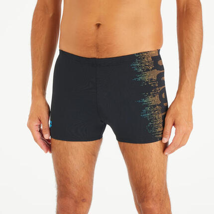 Maillot boxer de bain natation Homme - Arena noir bleu OP