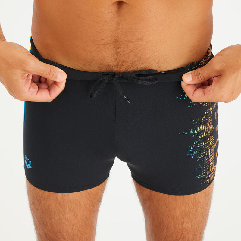 Maillot boxer de bain natation Homme - Arena noir bleu OP