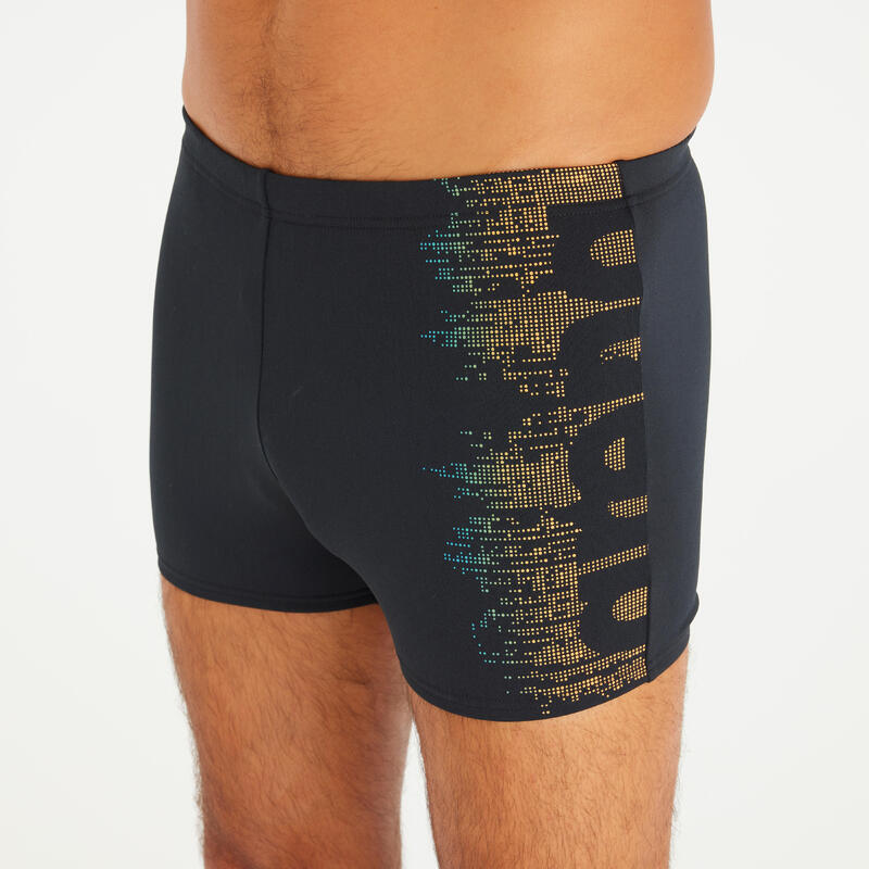 Maillot boxer de bain natation Homme - Arena noir bleu OP