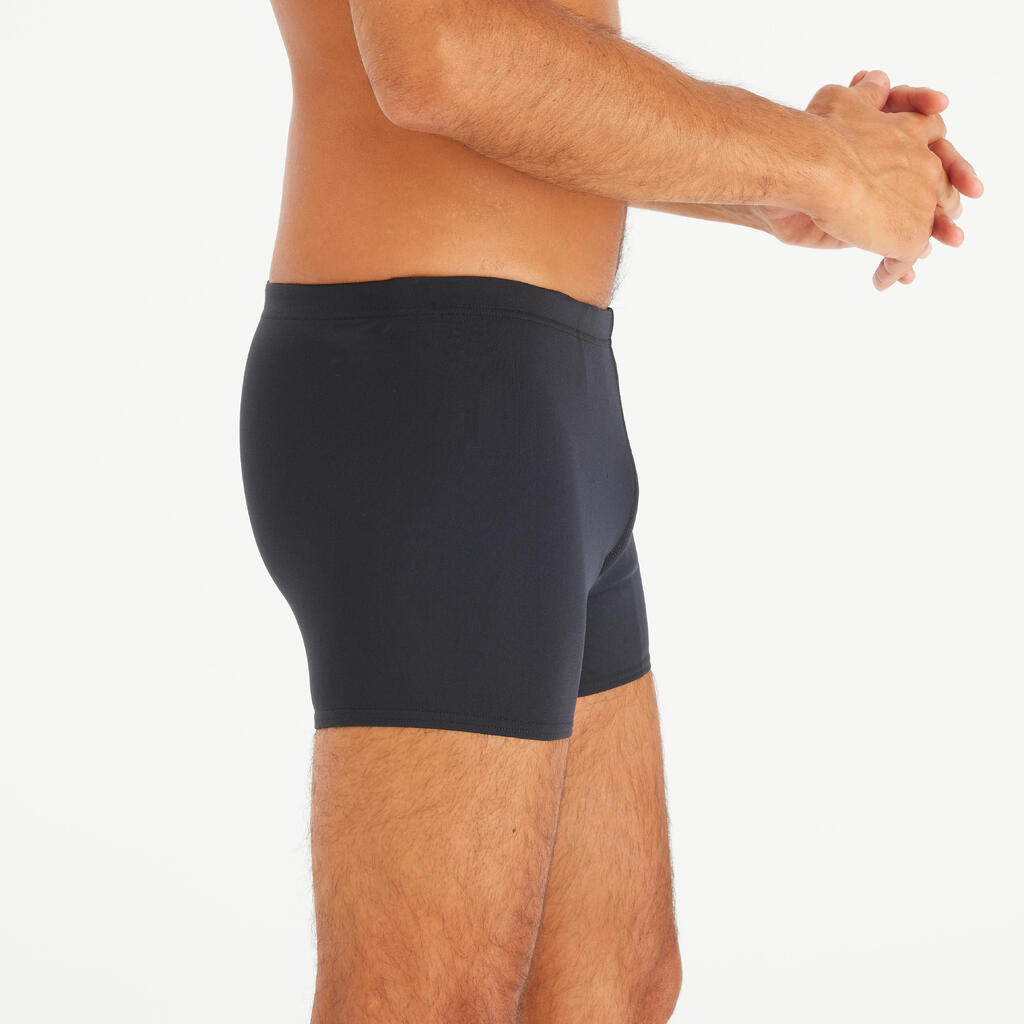 Črne in bele moške kopalke boksarice SPEEDO