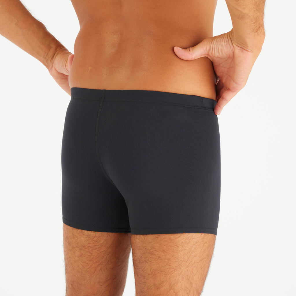 Črne in bele moške kopalke boksarice SPEEDO