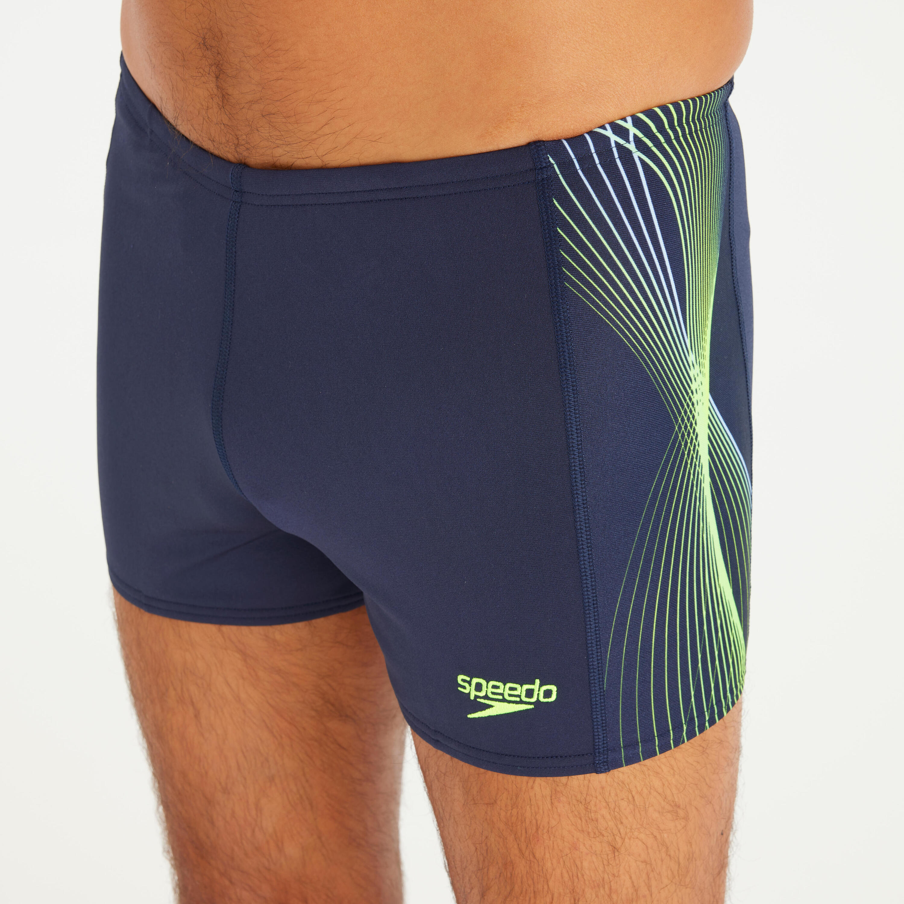 Men’s swimming boxer shorts - Speedo logo true navy 6/6