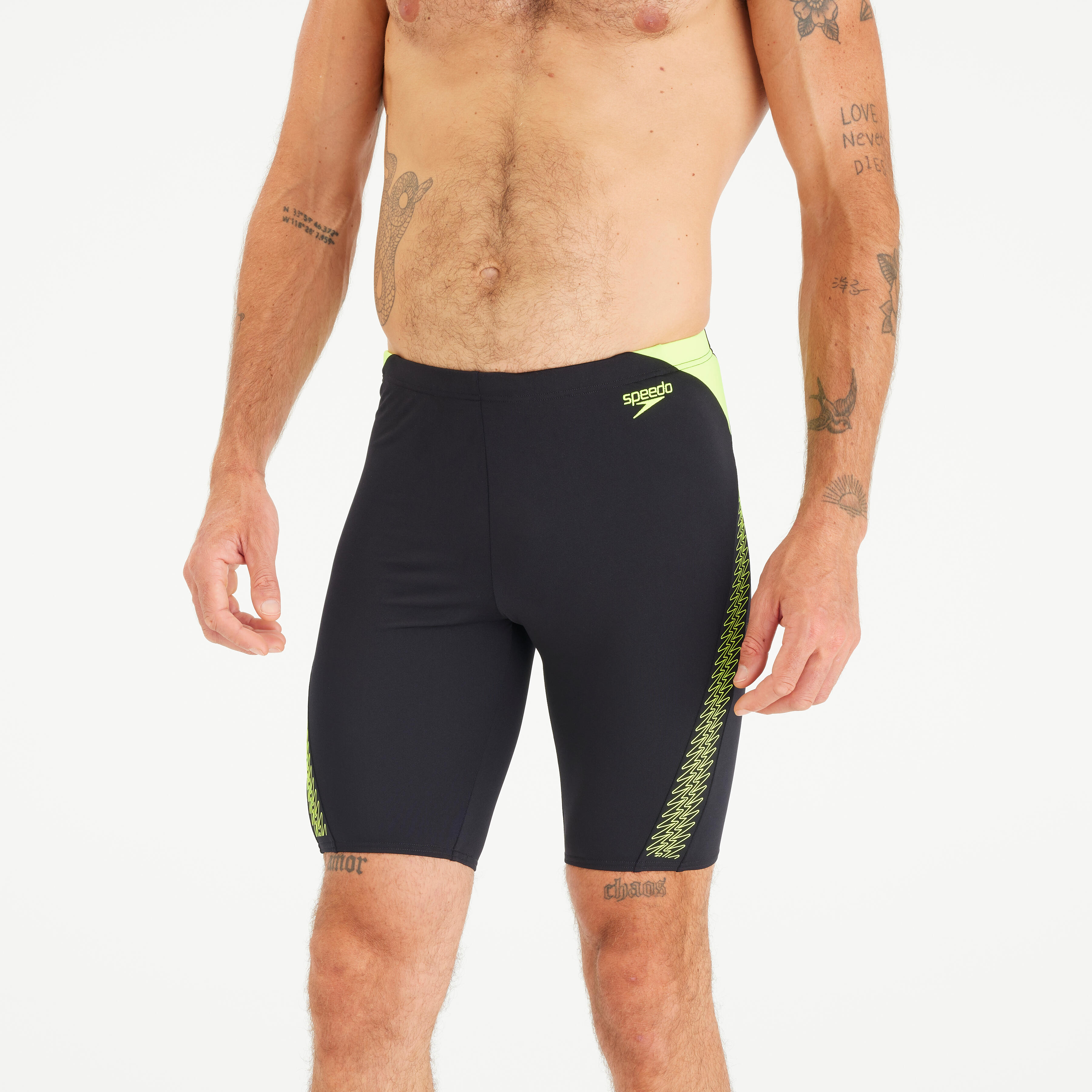 Costum de înot boxeri jammer Speedo Negru-Galben Bărbați