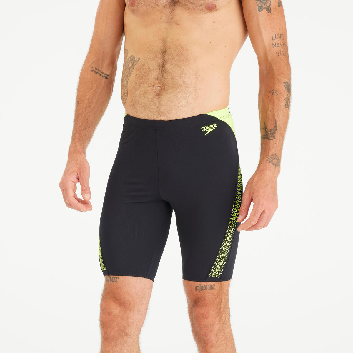 Maillot boxer bain jammer Homme - Speedo jammer noir jaune