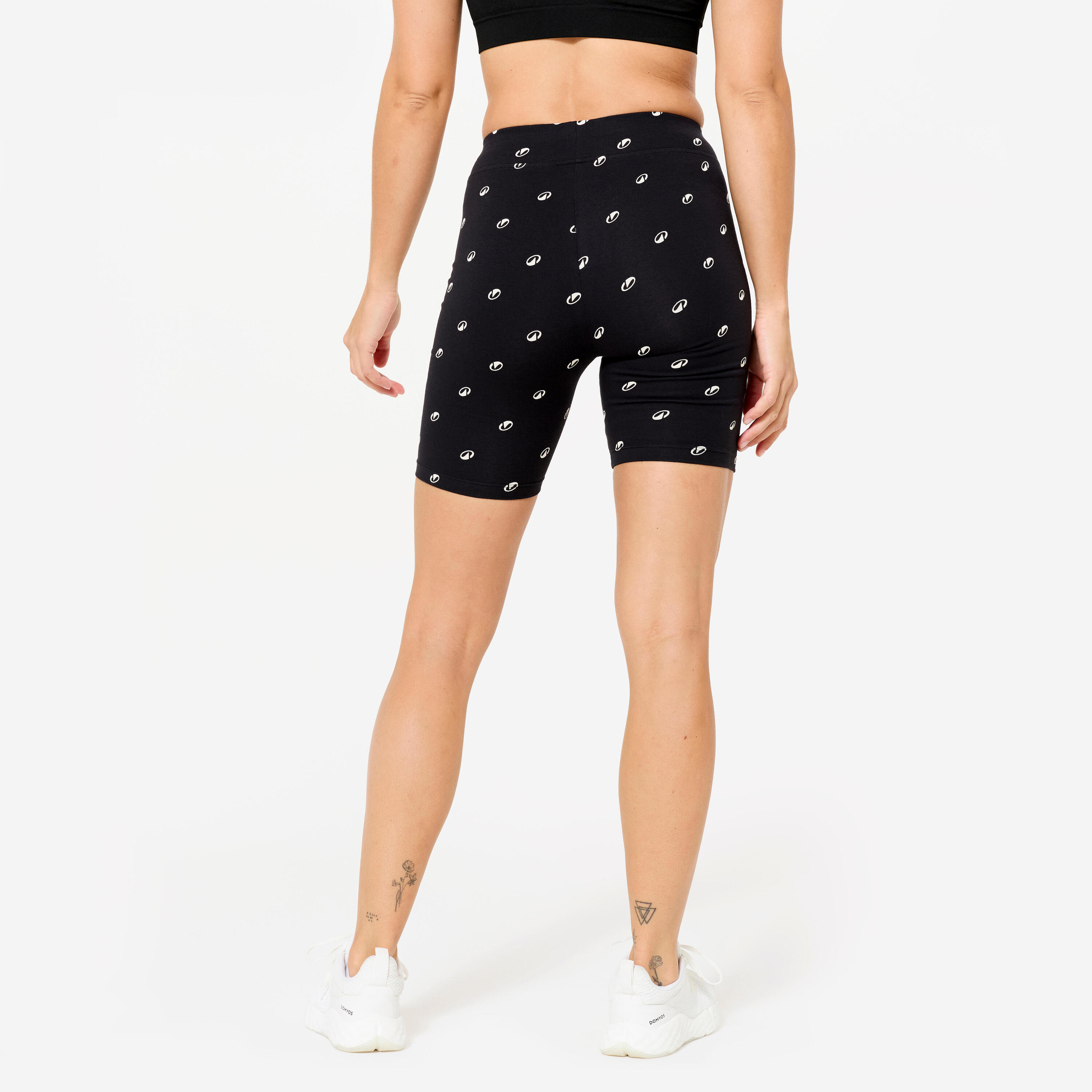 Shorts Radlerhose Damen - schwarz  6/12