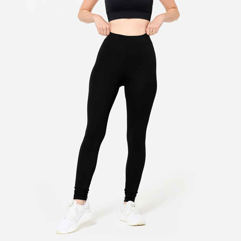 Women's Slim-Fit Fitness Leggings Black