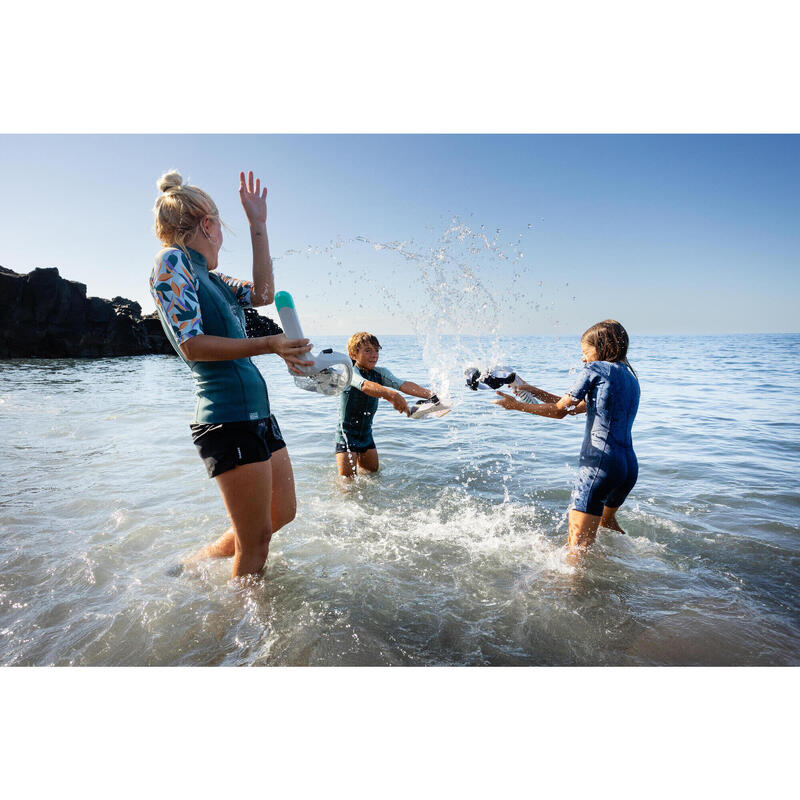 Snorkelmasker voor volwassenen Easybreath zonder draagtas grijs