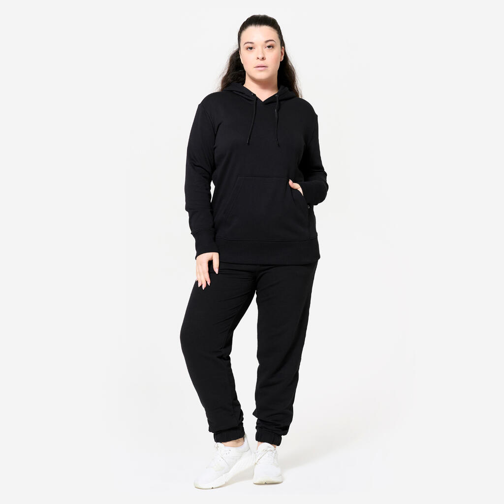 Women's Cotton Fitness Hoodie - Grey