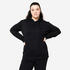 Women's Cotton Fitness Hoodie - Ultra Black