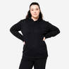 Women's Cotton Fitness Hoodie - Ultra Black