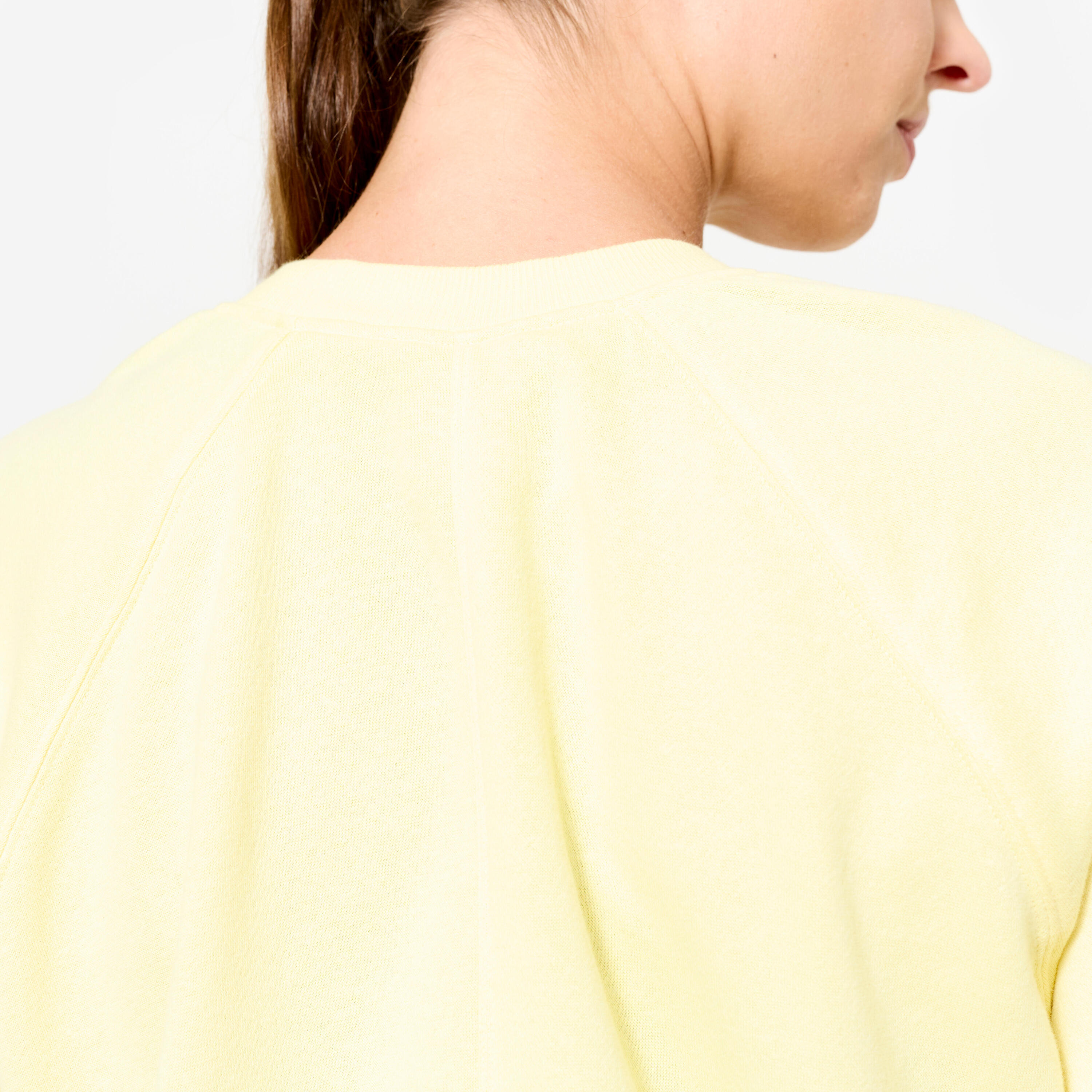Molton fitnessweater voor dames 6/7