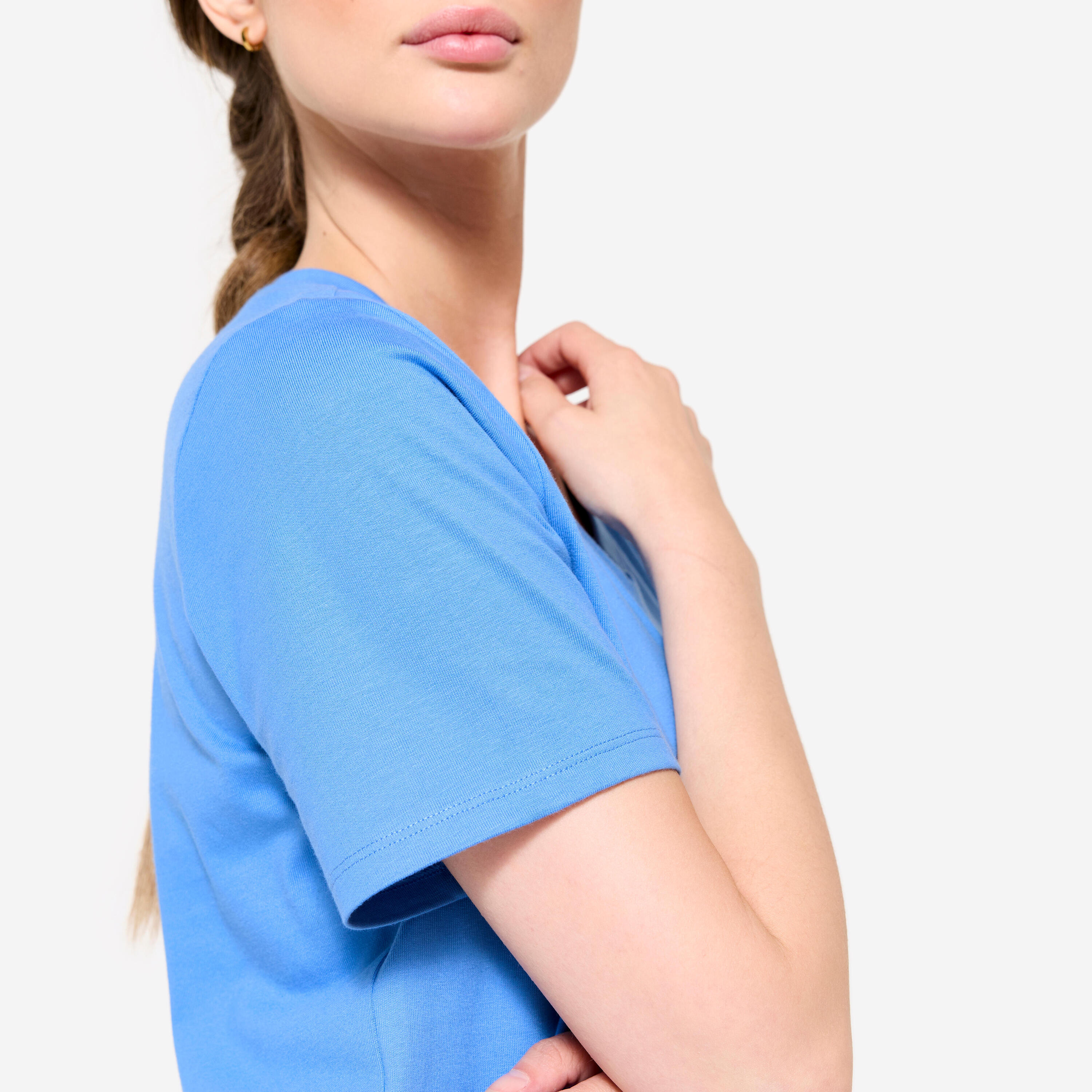 T-shirt à col en V femme – 500 5/6