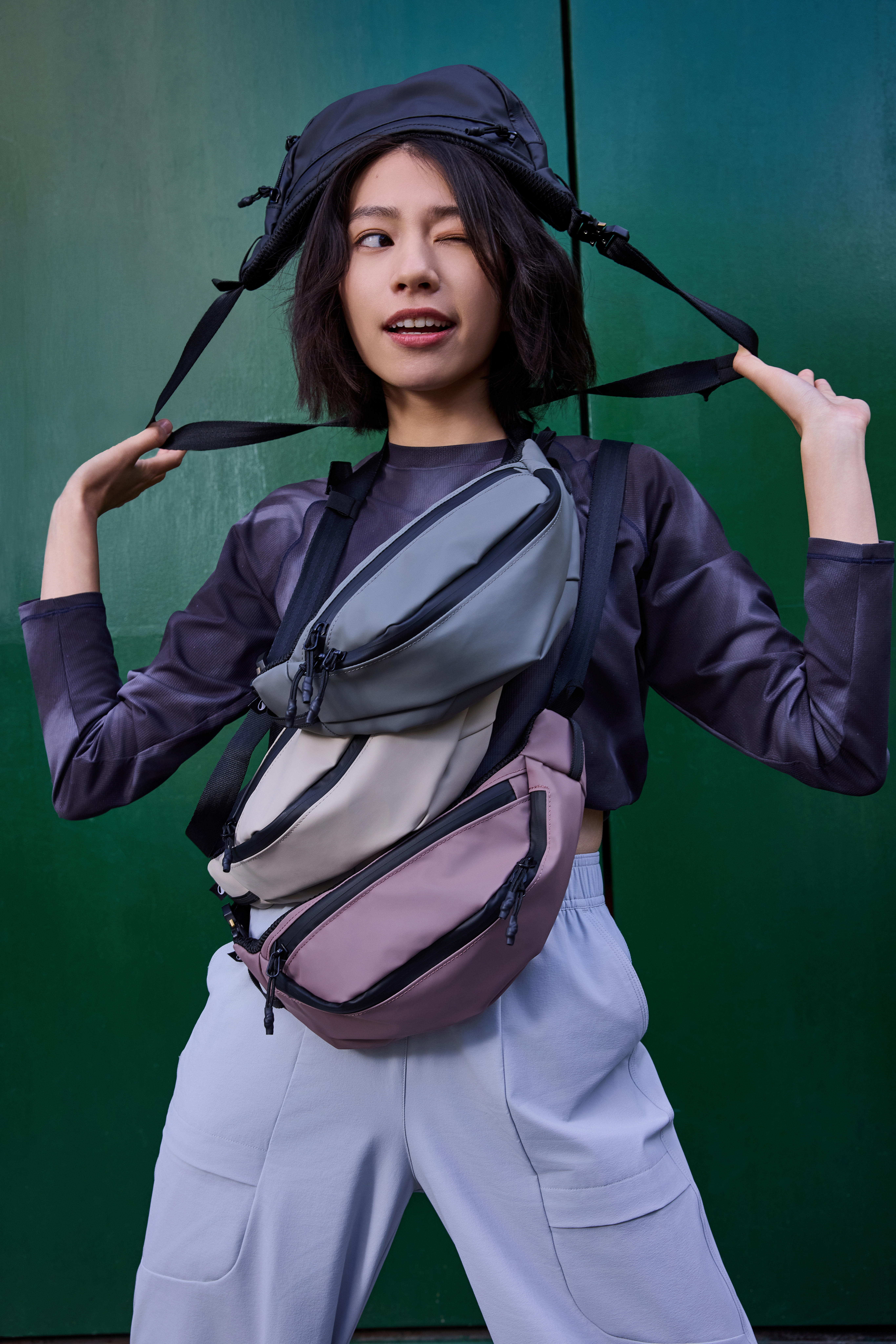 Water-Repellent Belt Bag with 2 Pockets - FORCLAZ