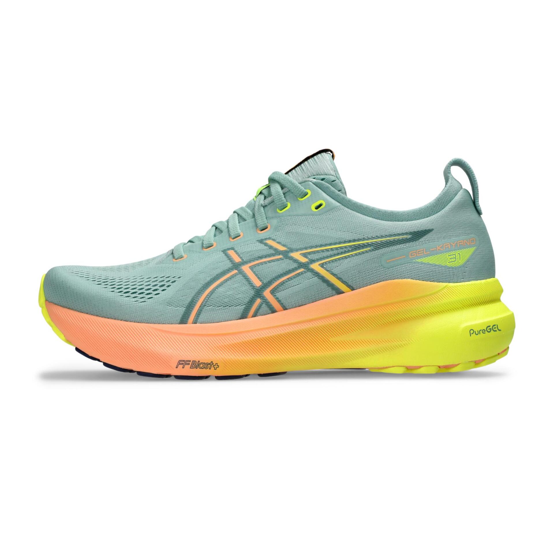 Men's Running Shoes ASICS GEL-KAYANO 31 PARIS Green Yellow