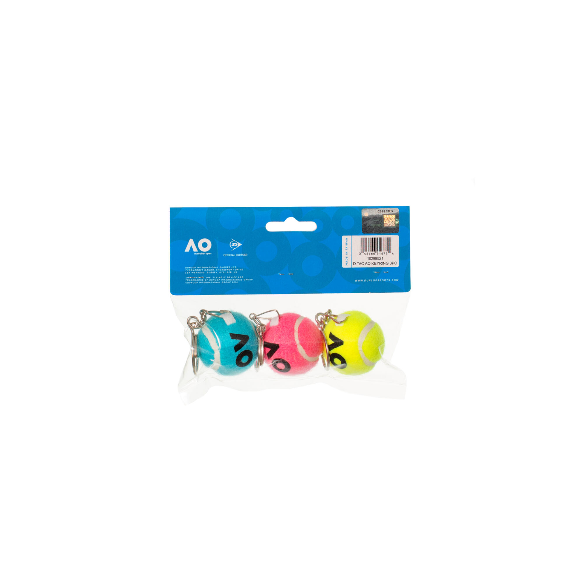 Dunlop AO Keyring 3-Piece