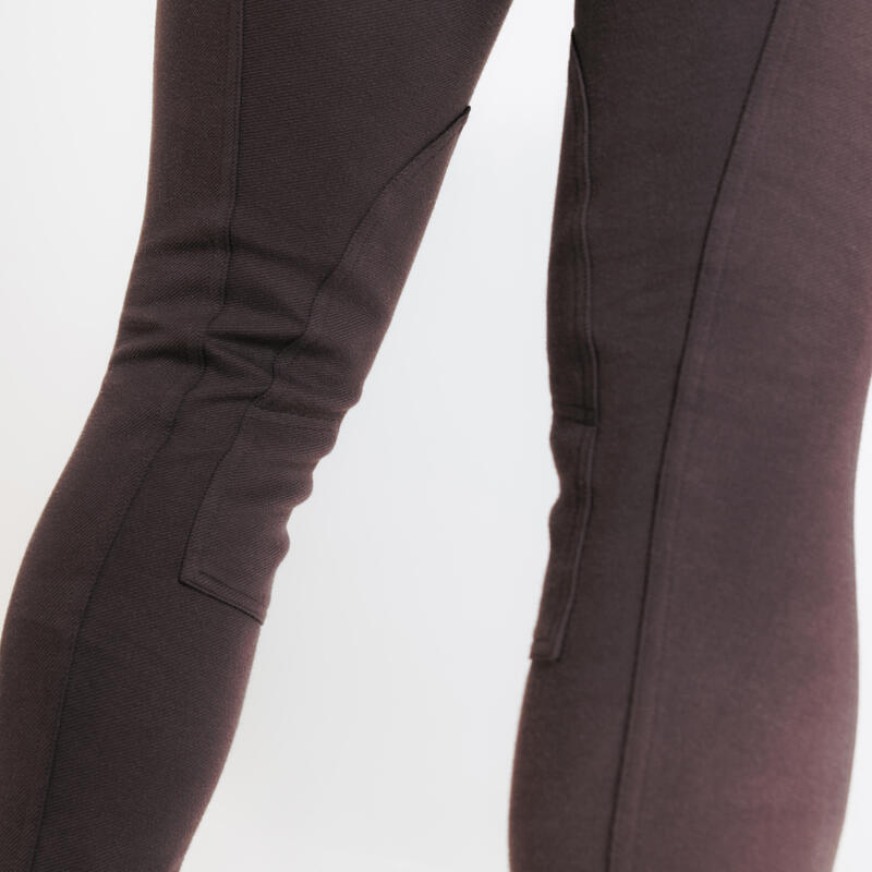 Pantalon Equitation Homme 100 marron
