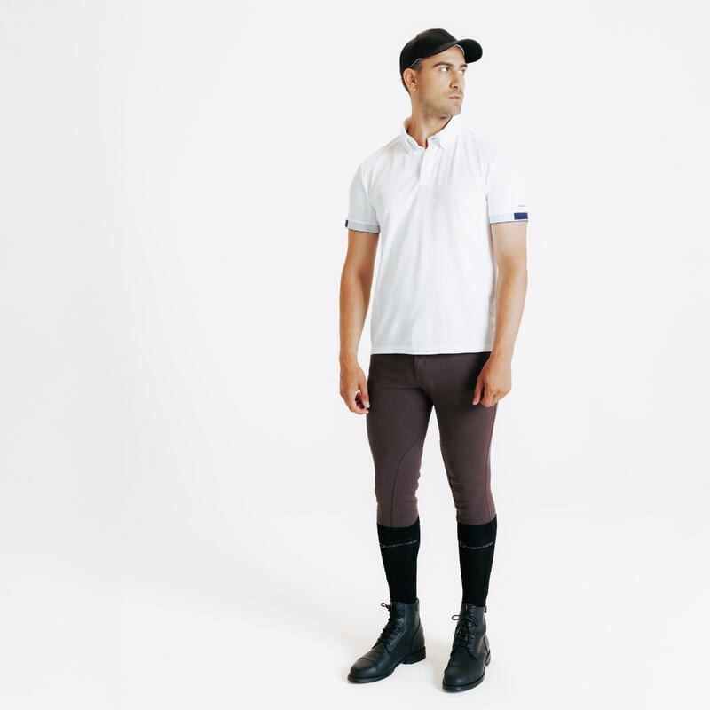 Pantalon Equitation Homme 100 marron