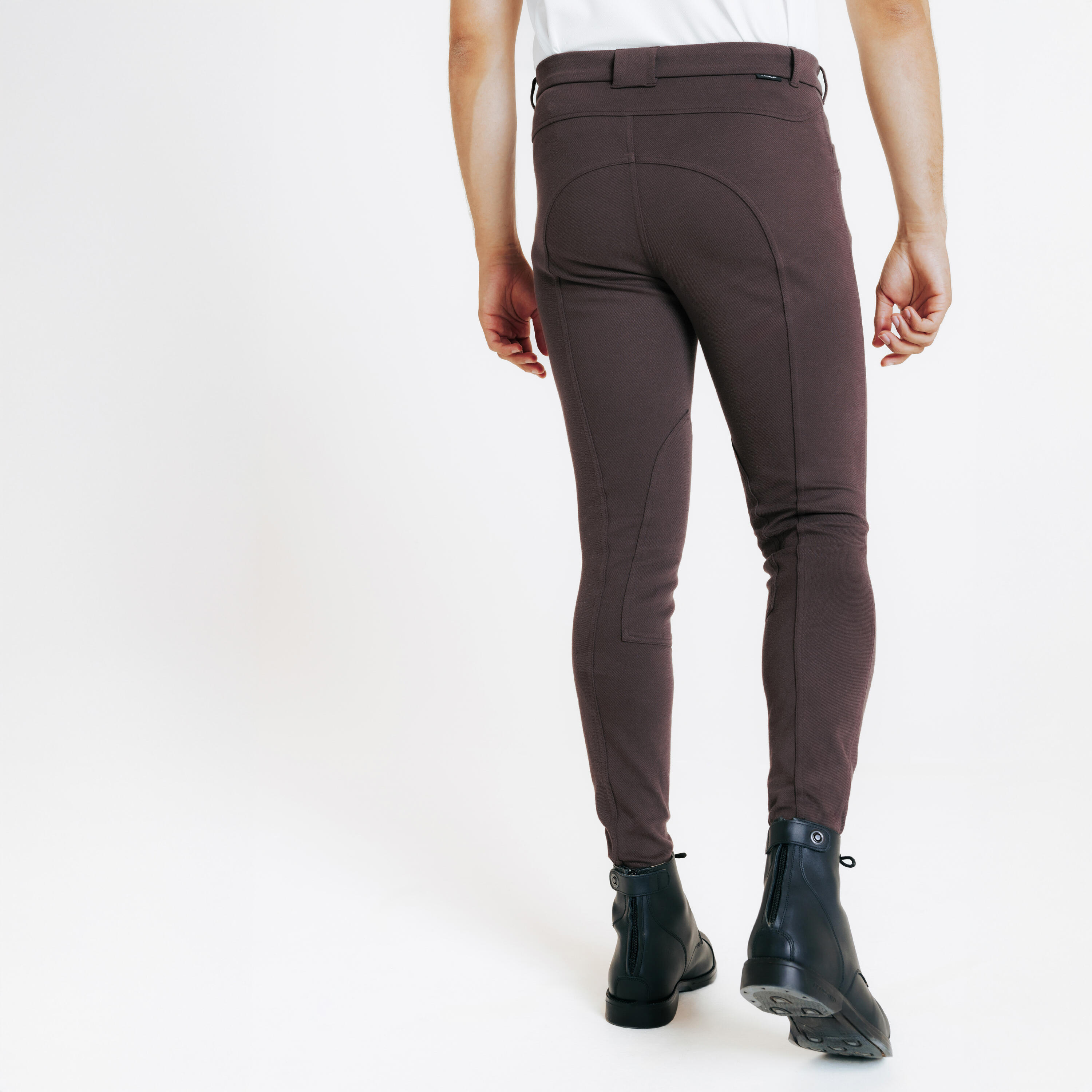Men's Horse Riding Jodhpurs 100 - Brown 4/6