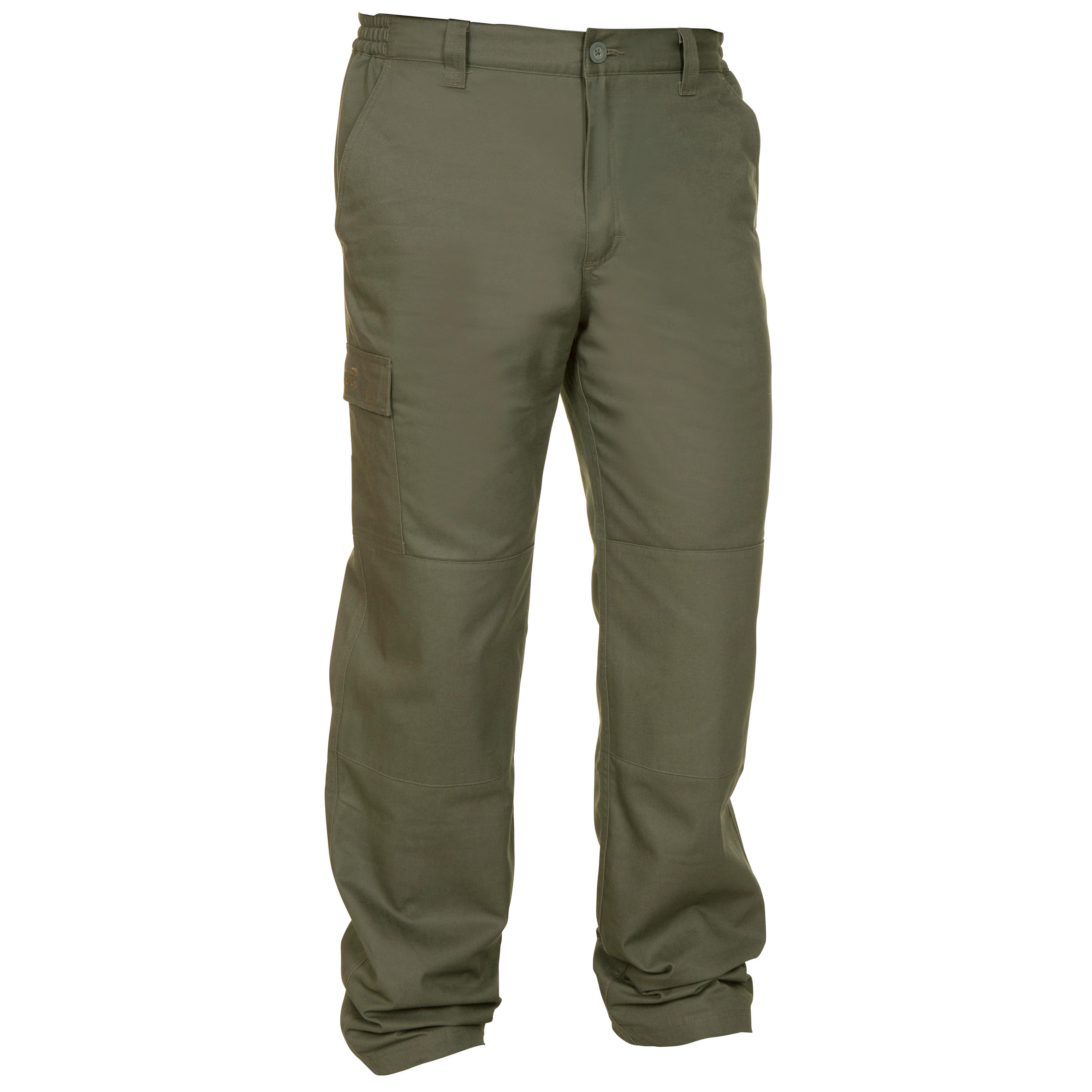 Pantaloni caldi caccia 100 verdi SOLOGNAC | DECATHLON