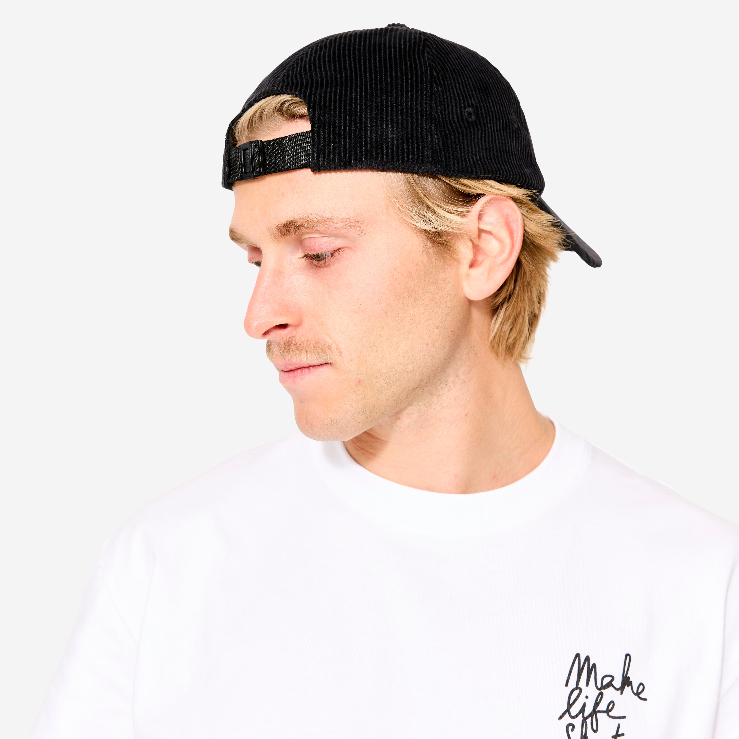 Skateboardová manšestrová kšiltovka CAP900 Make Life Skate Life 9/21