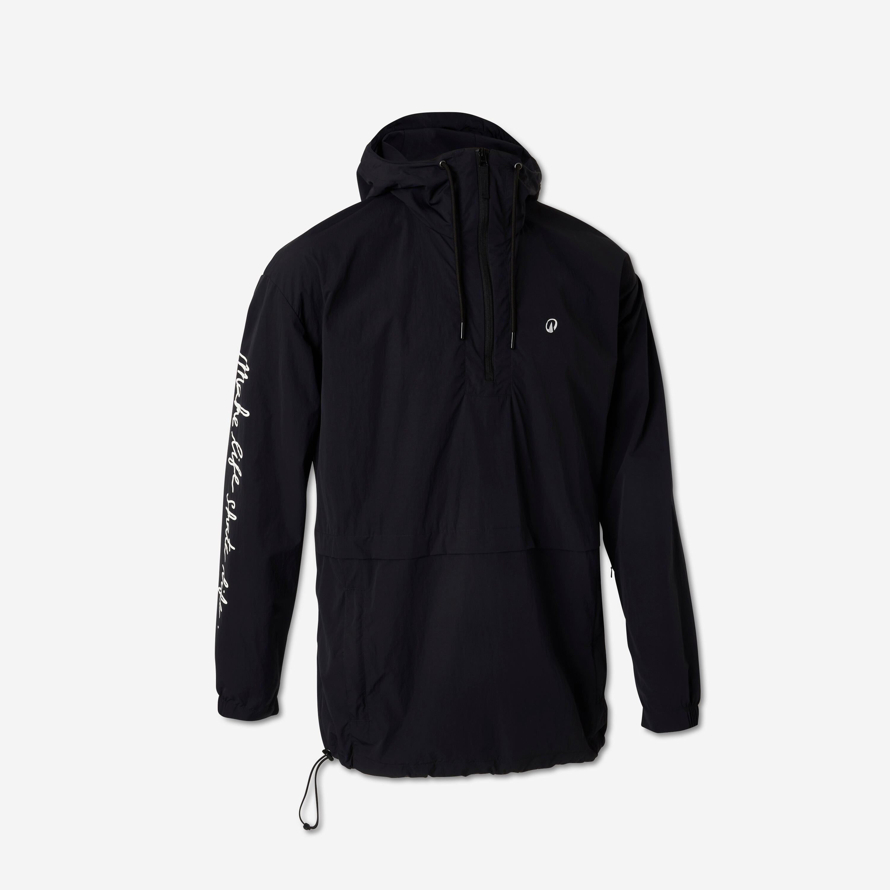 DECATHLON Windjacke Skateboard 500 schwarz Kooperation mit Make Life Skate Life