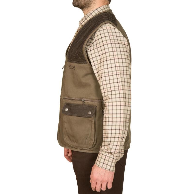 Gilet chasse résistant et multi poches STEPPE 500