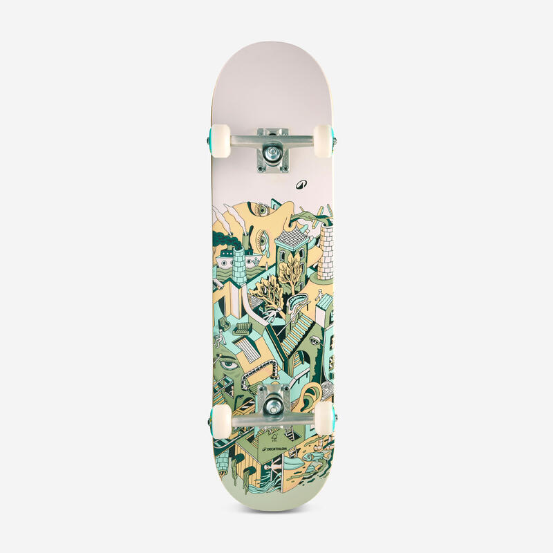 SKATEBOARD COMPLET CP100 ESCHER MĂRIMEA 8"