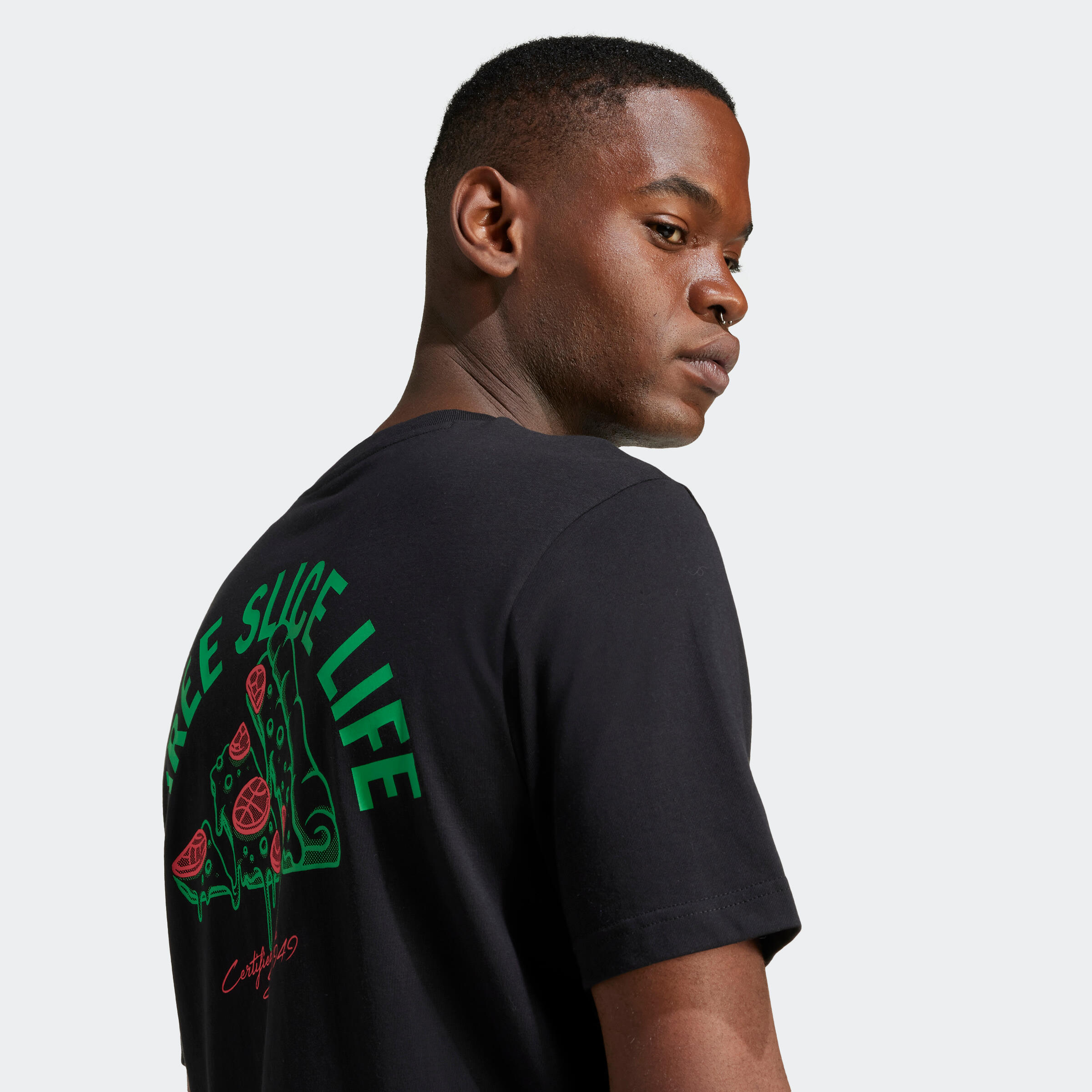 CAMISETA ADIDAS HOMBRE NEGRO 5/6