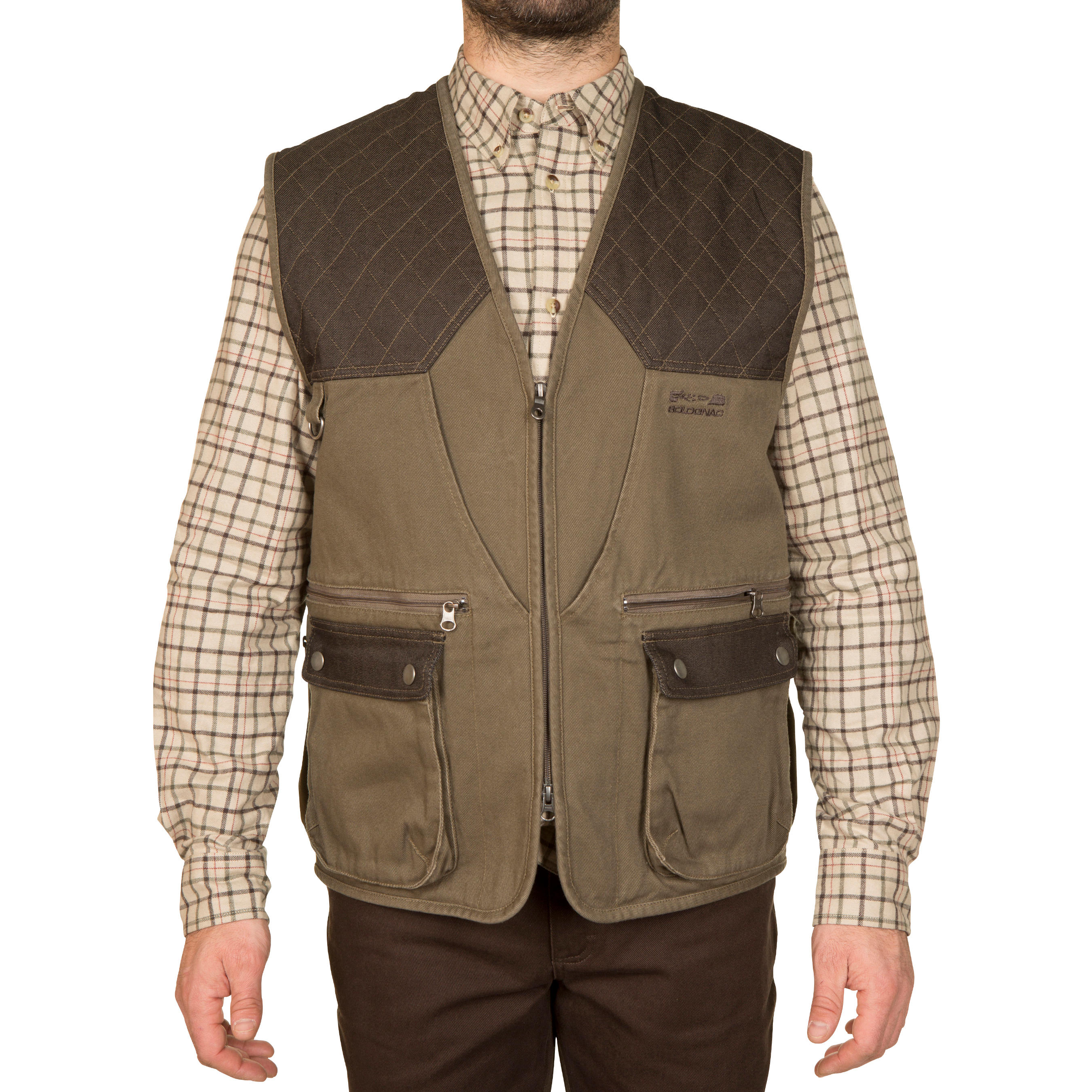 Gilet chasse r sistant et multi poches STEPPE 500 SOLOGNAC Decathlon
