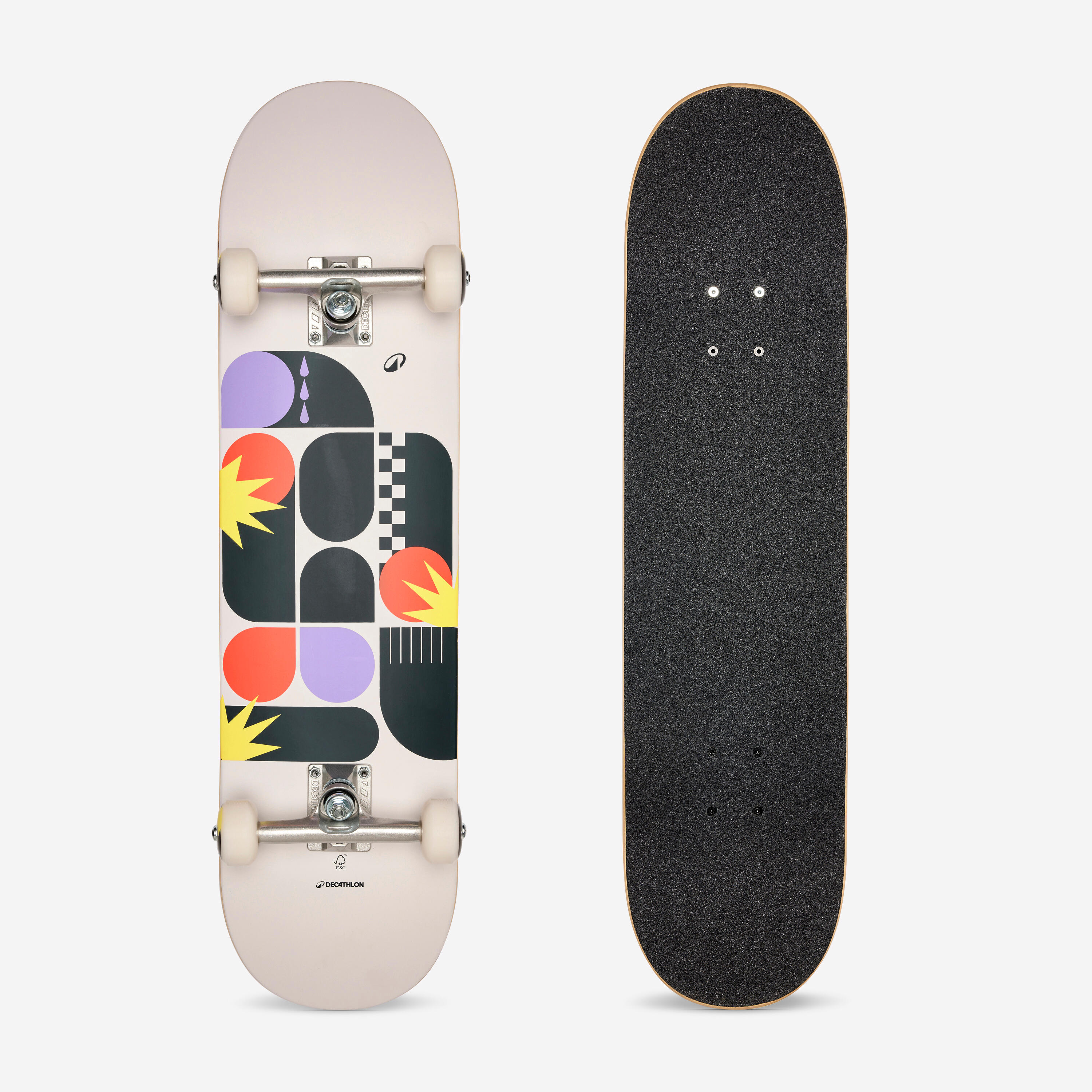 CP100 RETRO COMPLETE SKATEBOARD, 8"