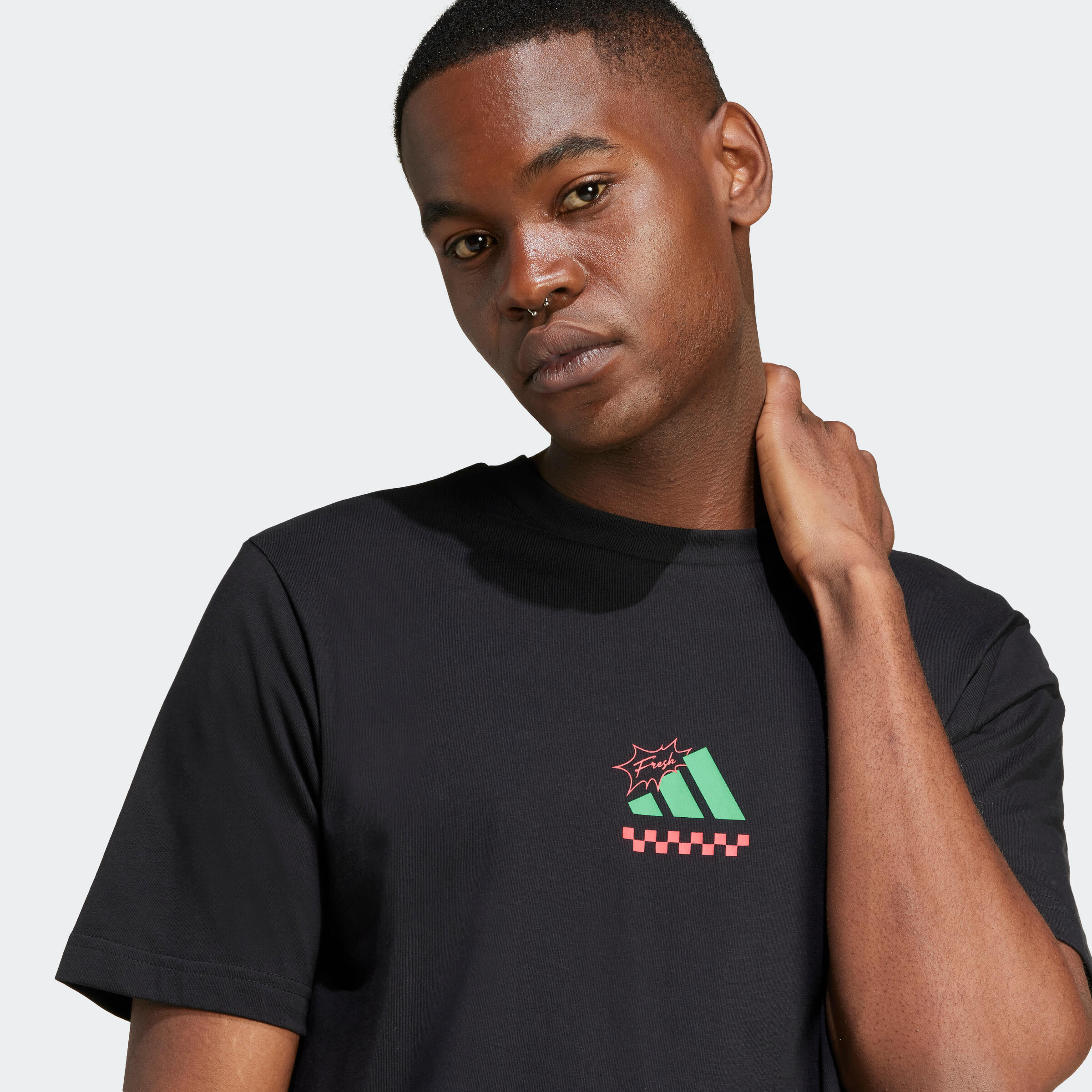 CAMISETA ADIDAS HOMBRE NEGRO 3/6