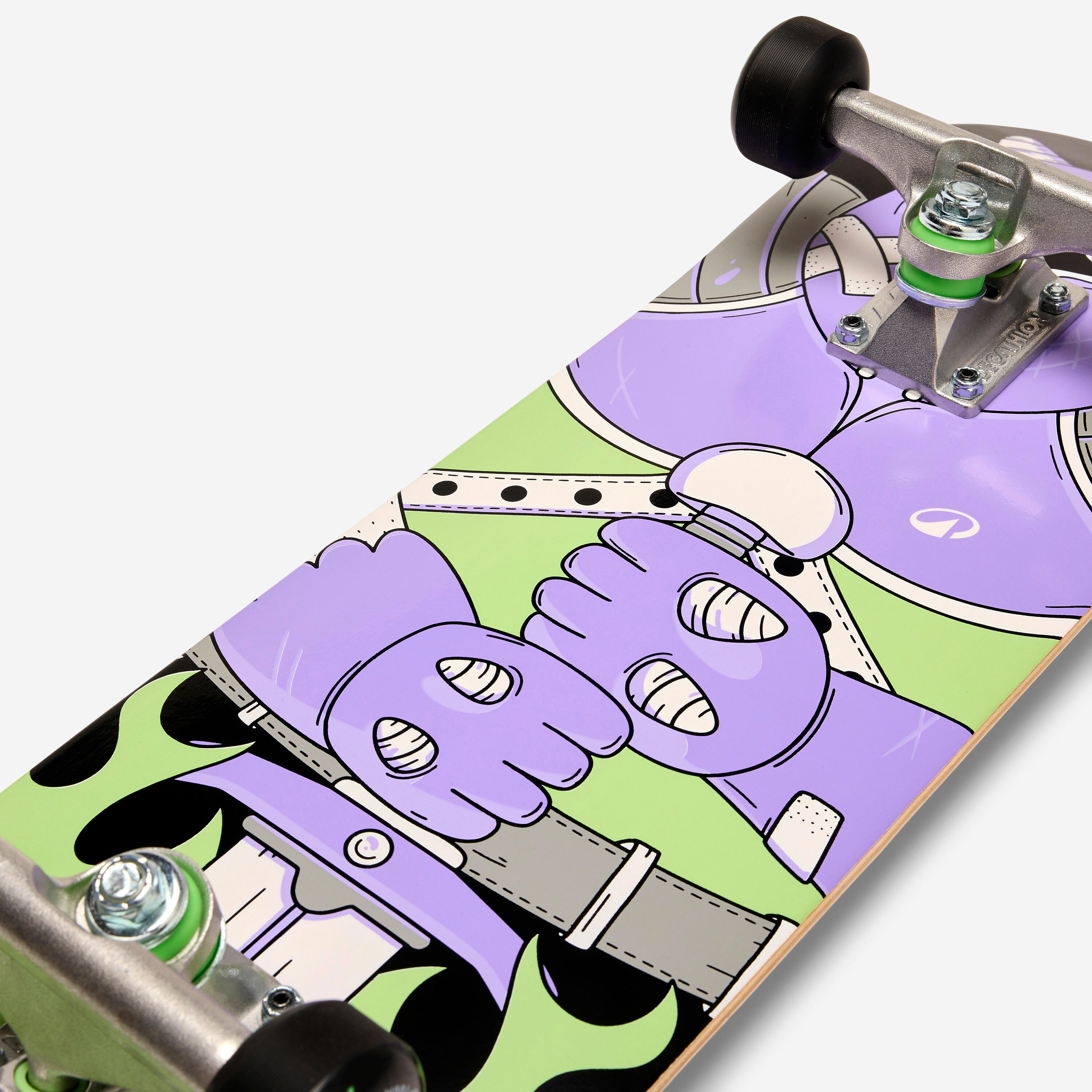 Skateboard-Deck Kinder 3–7 Jahre 7,25" - CP100 Mini Skatopia grün 2/6