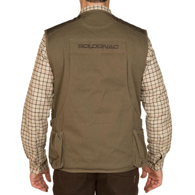 Gilet chasse résistant et multi poches STEPPE 500 SOLOGNAC | Decathlon