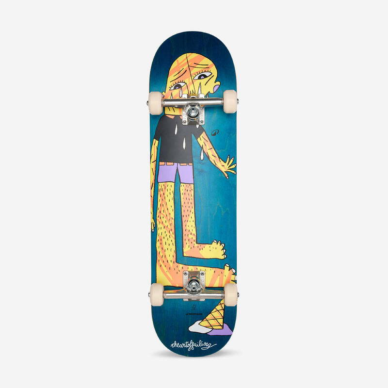 SKATEBOARD COMPLET CP500 ICE CREAM POUR SKATEURS A PARTIR DE 12 ANS