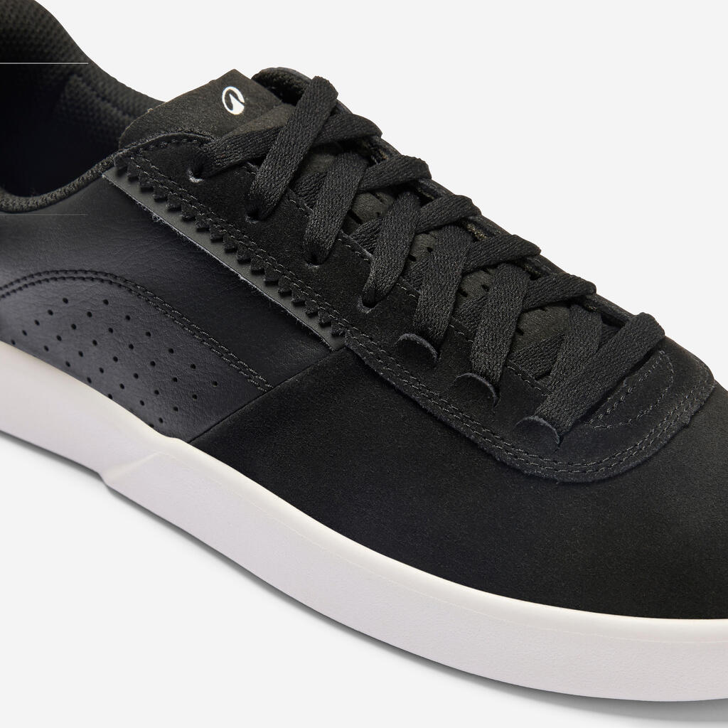 Skateschuhe Damen/Herren niedrig Cupsole - Crush 500 schwarz/weiß