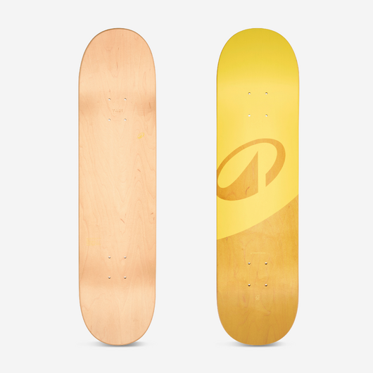 Planche de skate en érable canadien FSC DK120 taille 8" jaune
