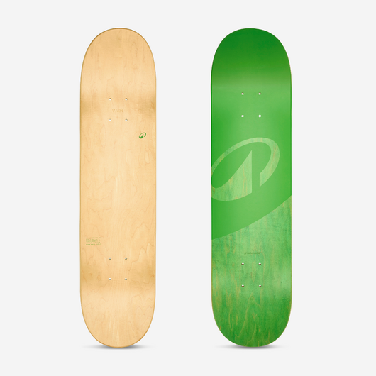 Planche de skate en érable canadien FSC DK120 taille 7.75&quot; verte