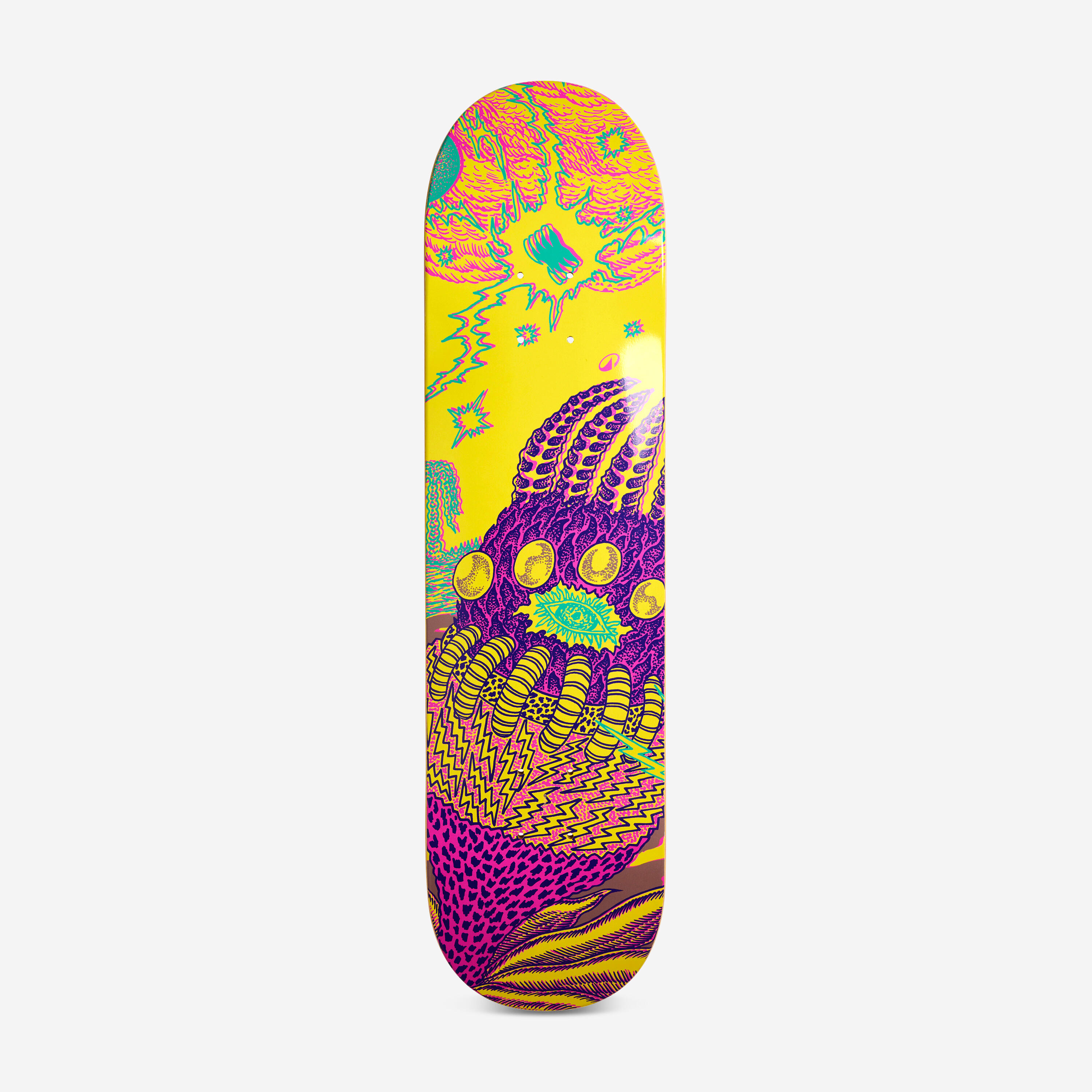 PLANCHE DE SKATE ERABLE DK500 POPSICLE TAILLE 8". GRAPHISME PAR TETSUNORI 2/5