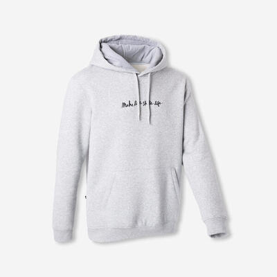 Felpa skateboard HD 500 MAKE LIFE SKATE LIFE arancione